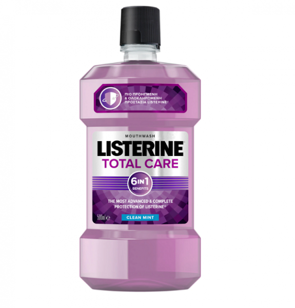 Вода за уста Listerine Total Care Clean Mint - 0,500 мл.